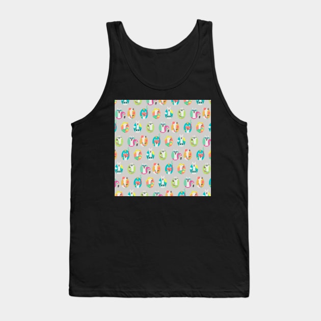 Summer llama Tank Top by melomania